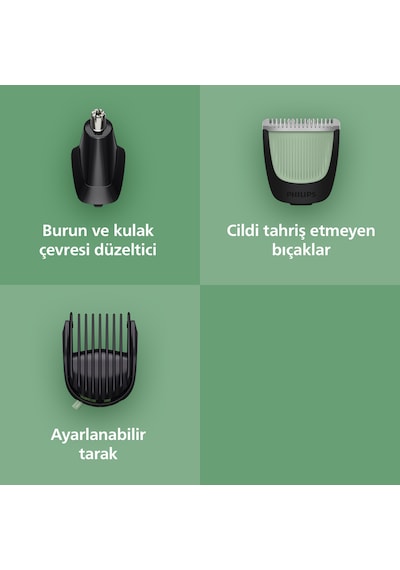 Philips MG3930/15 Erkek Bakım Seti 7'si 1 Arada Saç & Sakal Şekillendirici
