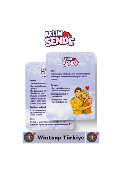 Oyun Eğlenceli Sevgili Nişanlı Eş Çift Özel Gün Birbirini Tanıma İlişki Uyumu İletişim Gelişimi Kom