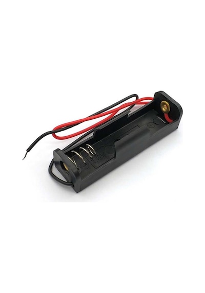 1'Li Aa Kalem Pil Kutusu Yuvası 1.5V Kablolu Kalem Pil Tutucu