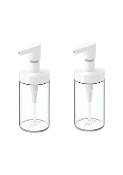 Ikea Tackan Sıvı Sabunluk Cam - Beyaz Kapaklı X 2 Adet