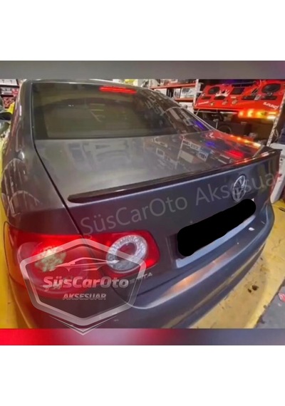 ŞüsCarOto Vw Jetta MK5 2005-2010 Bagaj Üstü Spoiler Çıtası Piano Black Parlak Siyah (00)