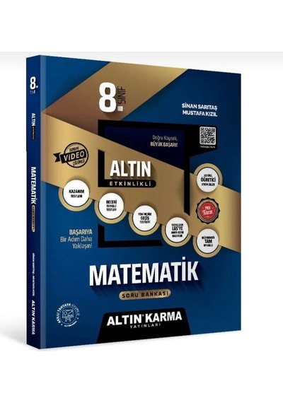 Altın Karma Yayınları 8.sınıf Matematik Mentör Etkinlikli Soru Bankası