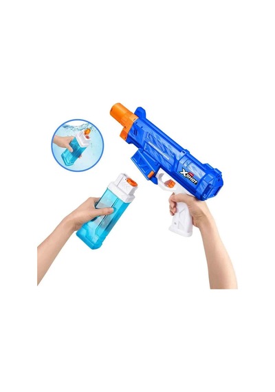 X-shot Motor Soakers Turbo Stream Fast Fill Su Tabancası 33 Cm Mavi