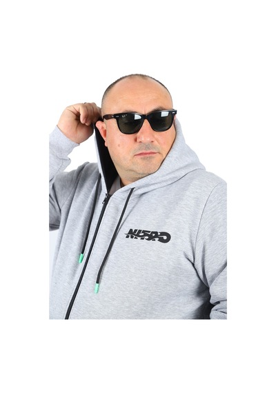 Moc Grande Mocgrande Büyük Beden Sweatshirt Nitro 22739 Grı Melanj