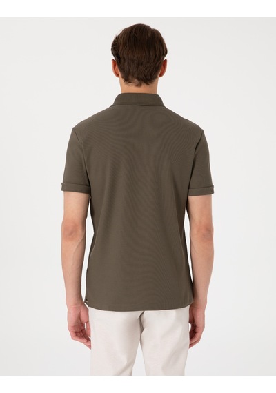 Pierre Cardin Erkek Haki Tişört Basic 50306154-vr027 Haki