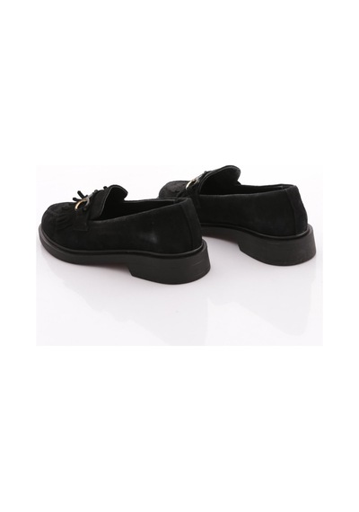 Dgn 010 Kadin Loafer Ayakkabi Siyah