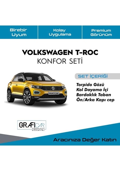 Volkswagen T-roc Uyumlu Konfor Seti / 2017-2024 / Küçük Torpidolu