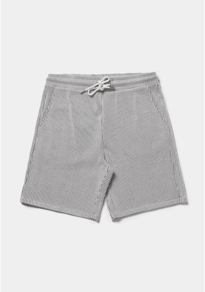 Colin's Colins Regular Fit Orta Bel Çizgili Erkek Gri Şort Cl1080260 Q1.v2 Gra