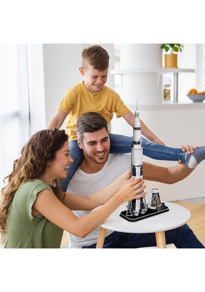 Nasa - Apollo Saturn V Roket 3d Puzzle Ds1059h
