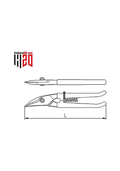Izeltaş Kaportacı Makası Sol 275Mm - 6211270275