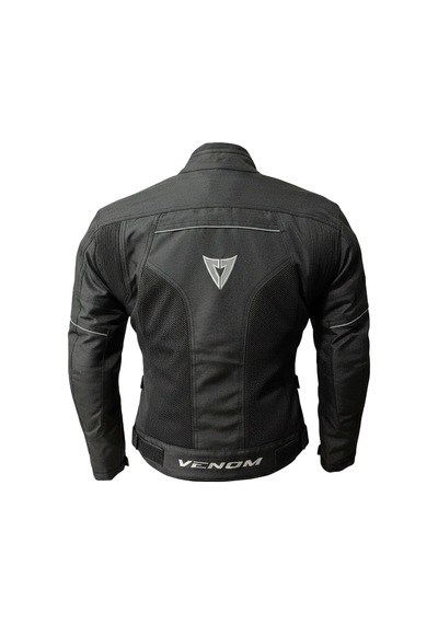 Motosiklet Kadın Mont 4 Mevsim Dynamic Siyah Motorcu Montu