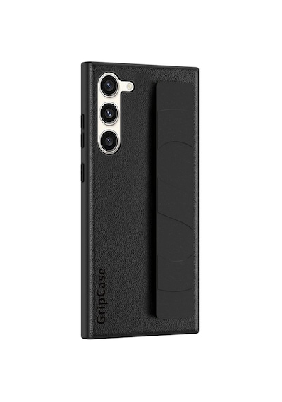 Schitec Samsung Galaxy S24 Uyumlu Premium Case Parmak Askılı Telefon Kılıfı Siyah