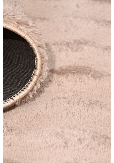 Yuvarlak Puffy Bubble Yumuşak Peluş Halı , Kaymaz, Yıkanabilir, Antre, Hol, Mutfak Halısı Vizon