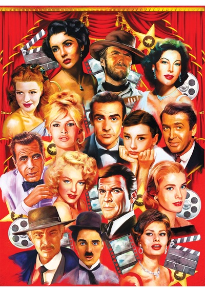 Anatolian 1000 Parçalık Puzzle - Hollywood Stars 1154