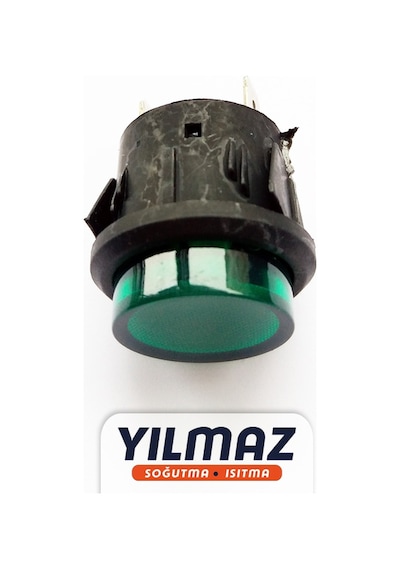Uğur Uyumlu Derin Dondurucu Yeşil Sinyal Lambası (Yuvarlak)