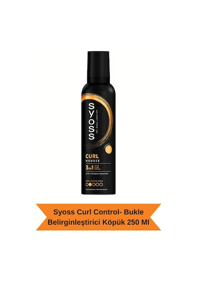 Syoss Curl Control Bukle Belirginleştirici Saç Köpüğü 250 ML