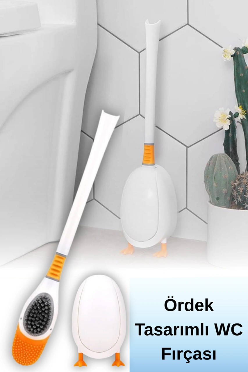 Ördek Görünümlü Tuvalet Fırçası Sevimli Tasarımıyla Hijyenik Temizlik Sağlayan Pratik Fırça Diğer