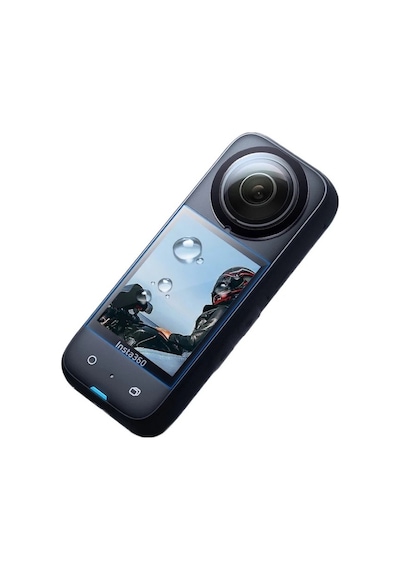 Insta360 X3 Aksiyon Kamera Uyumlu 2 Adet Şeffaf Ekran Koruyucu Nano Jelatin