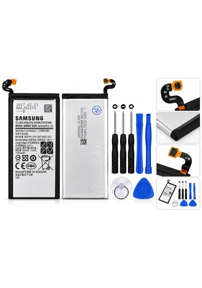 Samsung Galaxy S7 G930 Uyumlu Eb-bg930abe 3000 Mah Batarya + 8 Parça Telefon Tamir Seti