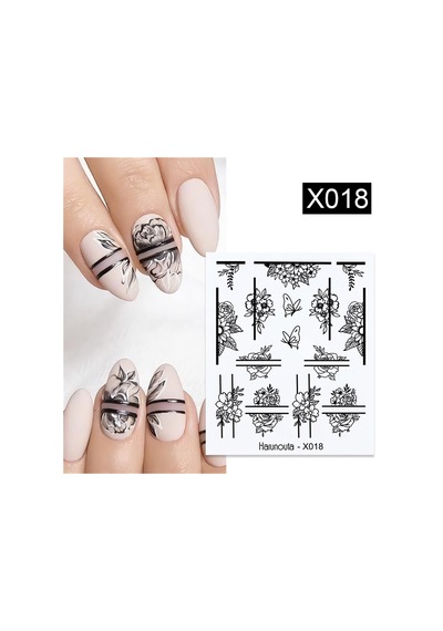 Su Transferli Nail Art Sticker X018 49831-18