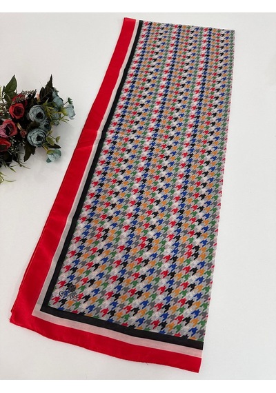 Quare Soft Pamuklu Desenli Şal Ldsq1008-28652 Çok Renkli