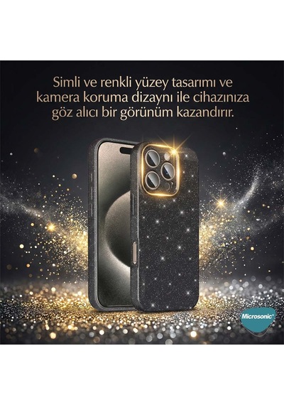 Microsonic Samsung Galaxy Uyumlu A15 Kılıf Grand Stardust Pembe -