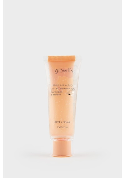 Defacto GlowIN Vanilya ve Badem Özlü Nemlendirici El Kremi – Çift Etkili Besleyici & Onarıcı Formül (75ml) F3886AXNS