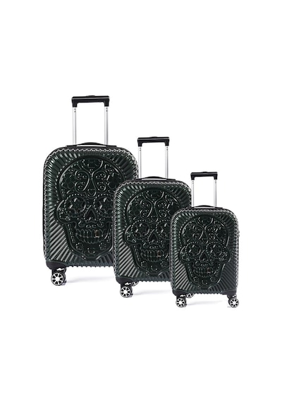 Ççs 5186 Parlak Polıkarbon 3 Lü Valiz Seti-turkuaz Turkuaz