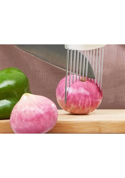 Onion Cutter Soğan Tutucu Ve Dilimleyici Aparat Asorti Karışık