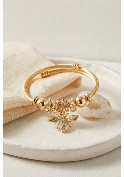 Arı Model Gold Renk Charm Bileklik 6421835