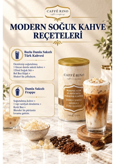 Caffe Rino Damla Sakızlı Türk Kahvesi 250 G