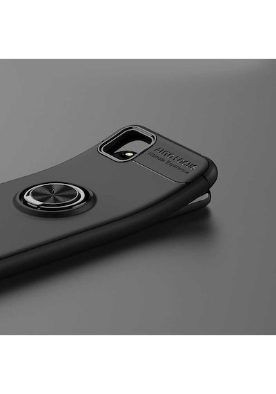 Huawei Y5P Kilif Yüzüklü Tam Korumali Silikon Kapak 442390708