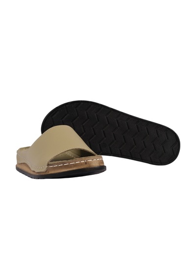 Napa Shoes Hakiki Deri Lazer Kesim Delikli Rahat Taban Kadın Terlik Napa-309 164