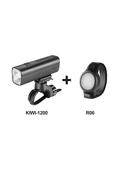 Gaciron Kıwı-1200 Bisiklet Ön Işığı, 1200 Lümen, Alüminyum Gövde, Usb-c Şarj, Ipx6 Su Geçirmez Çok Renkli