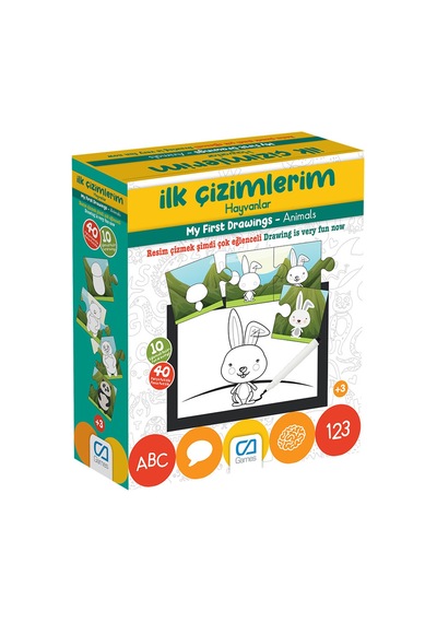 Games İlk Çizimlerim Hayvanlar 40 Parça 5205