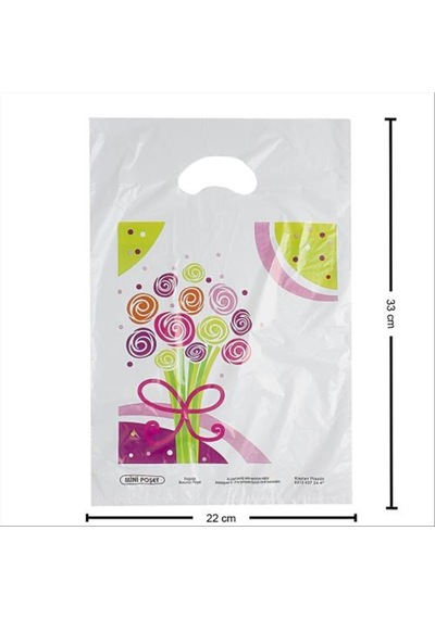 22x33 - 561 - El Tutma Poşet Paketi - Kmrsfres - 100-lü Yeşil