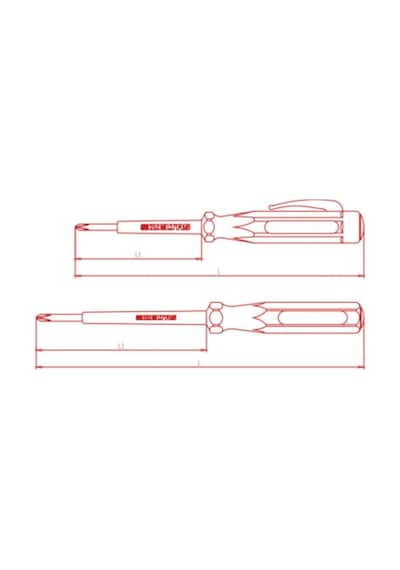 İzeltaş Yıldız Kontrol Kalemi, Şeffaf, 135 Mm
