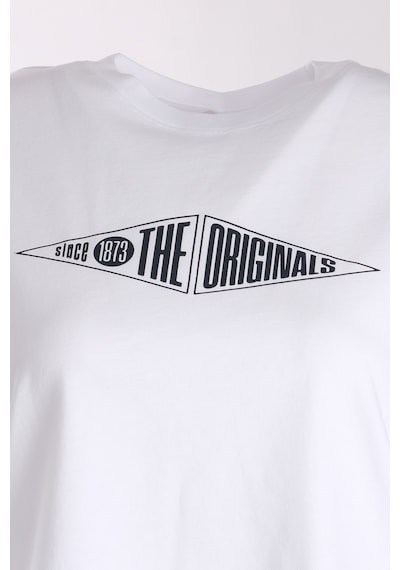 Levi's Oversize Minimalist Erkek T-shirt - Kısa Kol - Günlük Beyaz