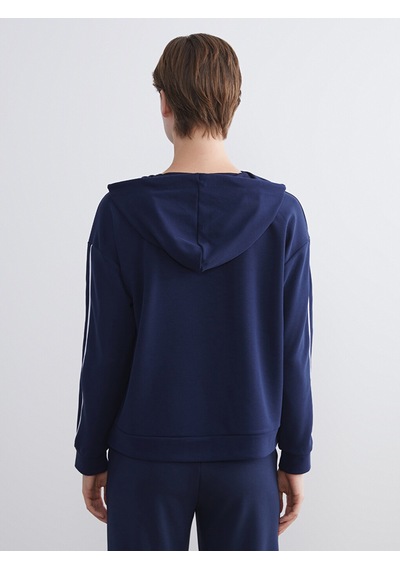 Lcw Everyday Lacivert Oversize Kadın Hoodie