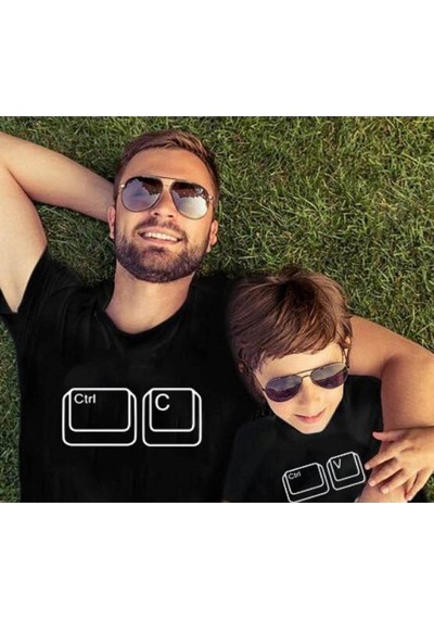 Baba Veya Oğul Baskılı T-Shirt