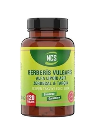 Ncs Berberis Vulgaris Alfa Lipoik Asit Zerdeçal Tarçın 120 Tablet