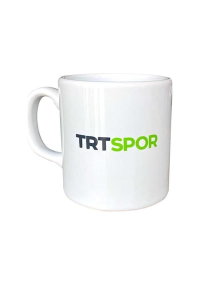 Spor Logolu Beyaz Kupa Açık Ahşap