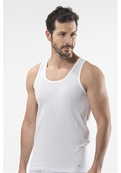Cacharel 1101 Erkek Atlet - Beyaz