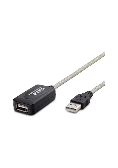 Usb Uzatma Kablosu 10 M - Silver Siyah Hdx7513