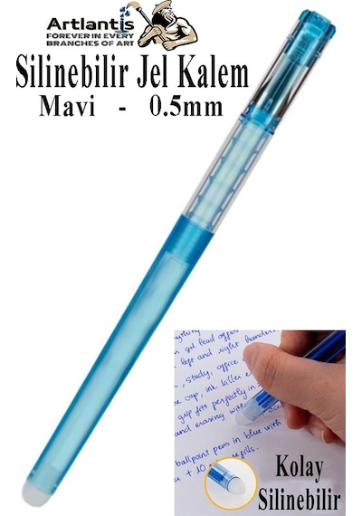 Silinebilir Jel Kalem Mavi 1 Adet Silinebilir Tükenmez Kalem Pilot Kalem Mürekkepli Kolay Silinebilir Kumaş Kalemi Mavi