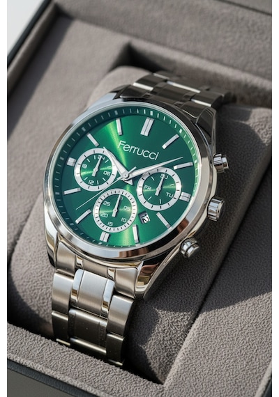 Ferrucci Gümüş Çelik Kordon Erkek Kol Saati L03634m.03 Gümüş