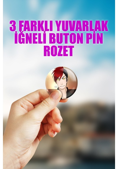 Boyfriend To Death 2 Oyunu Çanta Süsü Rozet İğneli Buton Rozet Seti 3 Adet Üçlü