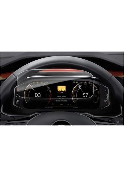 Volkswagen Tiguan 2020 2022 Dijital Gösterge Panel Nano Koruyucu (453534494)