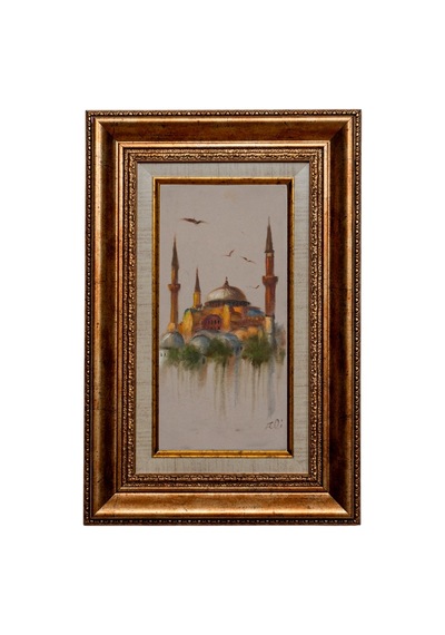 Ayasofya Kadife Üzerine Yağlı Boya Tablo