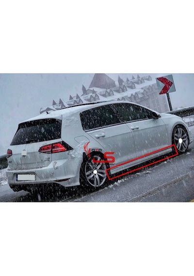 Vw Golf Mk7 Mk7,5 R Marşpiyel Sağ Sol Takım Fiberglass Boyasız